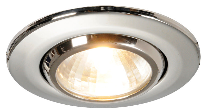 Merope halogen spotlight AISI316 mirror-polished - foto originale Osculati Srl