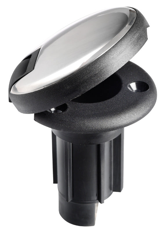 Pull-out black lightpole 60 cm - foto originale Osculati Srl