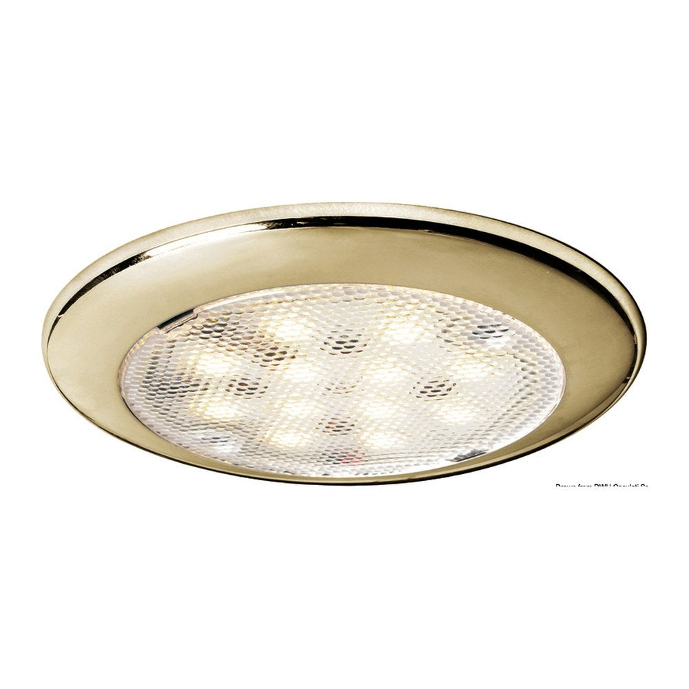 Procion LED golden ceiling light recessless - foto originale Osculati Srl
