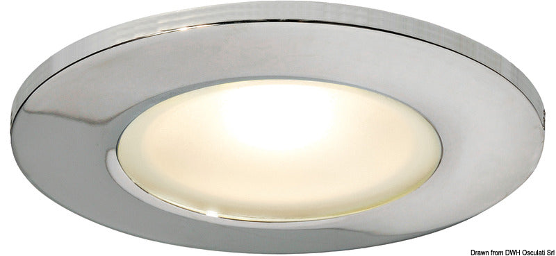 Montserrat II LED recess ceiling light mirror-polished white - foto originale Osculati Srl