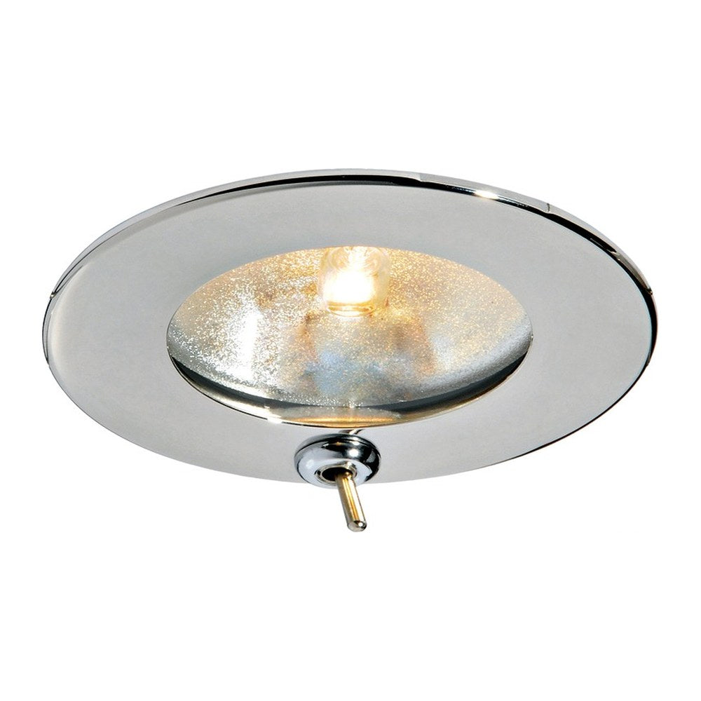 Atria halogen spotlight polished SS w/switch - foto originale Osculati Srl