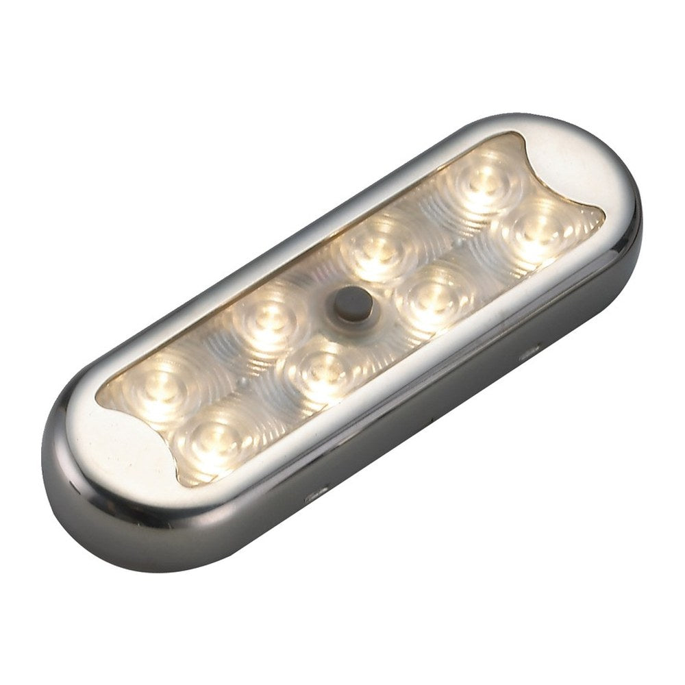Bimini compact overhead 8 HD LEDs Flat bottom with switch - foto originale Osculati Srl
