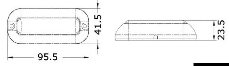 Underwater LED light RGBW - foto originale Osculati Srl