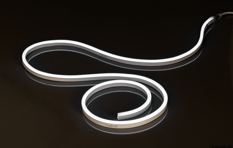 Neon Light flexible LED strip 24V warm white 12W - foto originale Osculati Srl