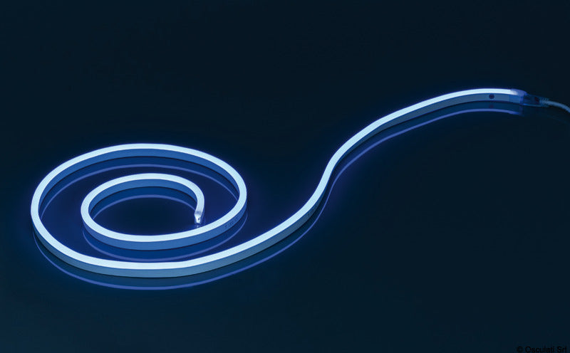 Neon Light flexible LED strip 12V blue 12W - foto originale Osculati Srl
