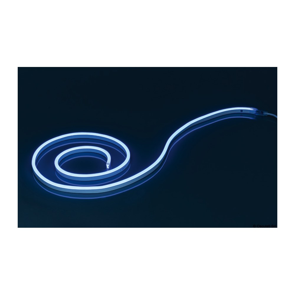 Neon Light flexible LED strip 24V blue 12W - foto originale Osculati Srl