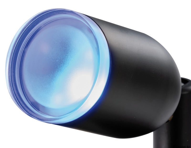LED spotlight black - foto originale Osculati Srl