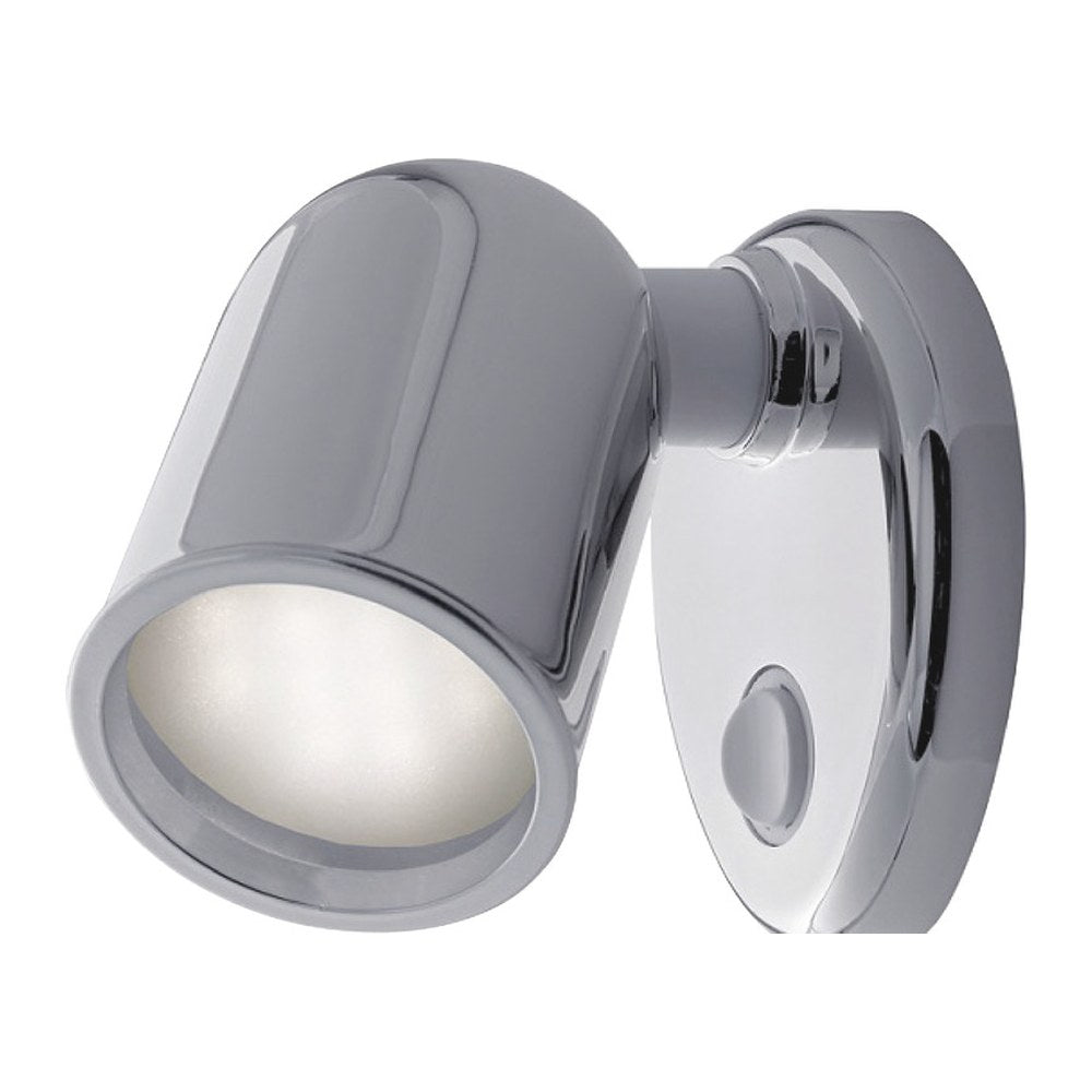 Batsystem Tube spotlight chromed ABS 12 LEDs - foto originale Osculati Srl