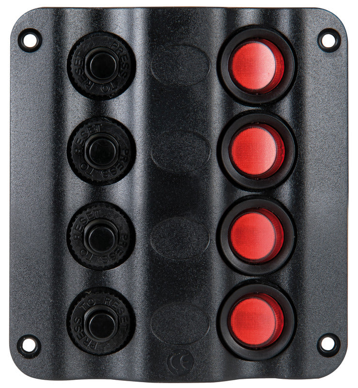 Wave electric control panel 4 switches - foto originale Osculati Srl