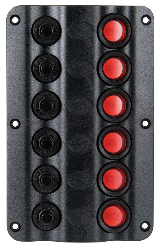 Wave electric control panel 6 switches - foto originale Osculati Srl