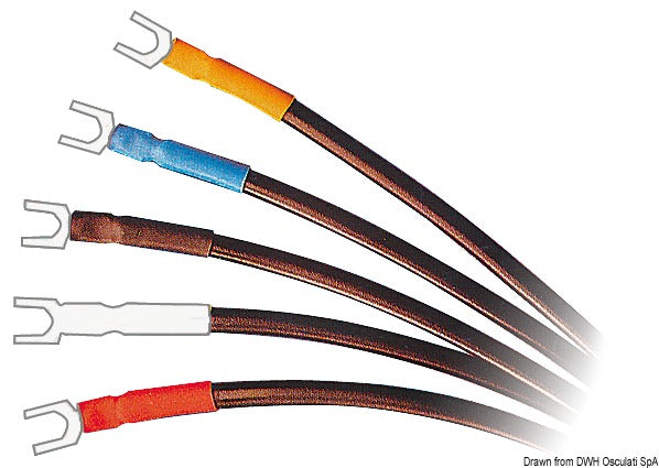 Heat-shrinkable sheath 9 mm - foto originale Osculati Srl