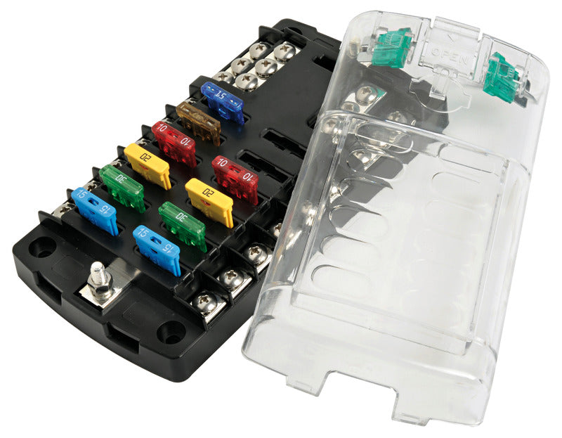 Polycarbonate fuse holder box 12 seats - foto originale Osculati Srl