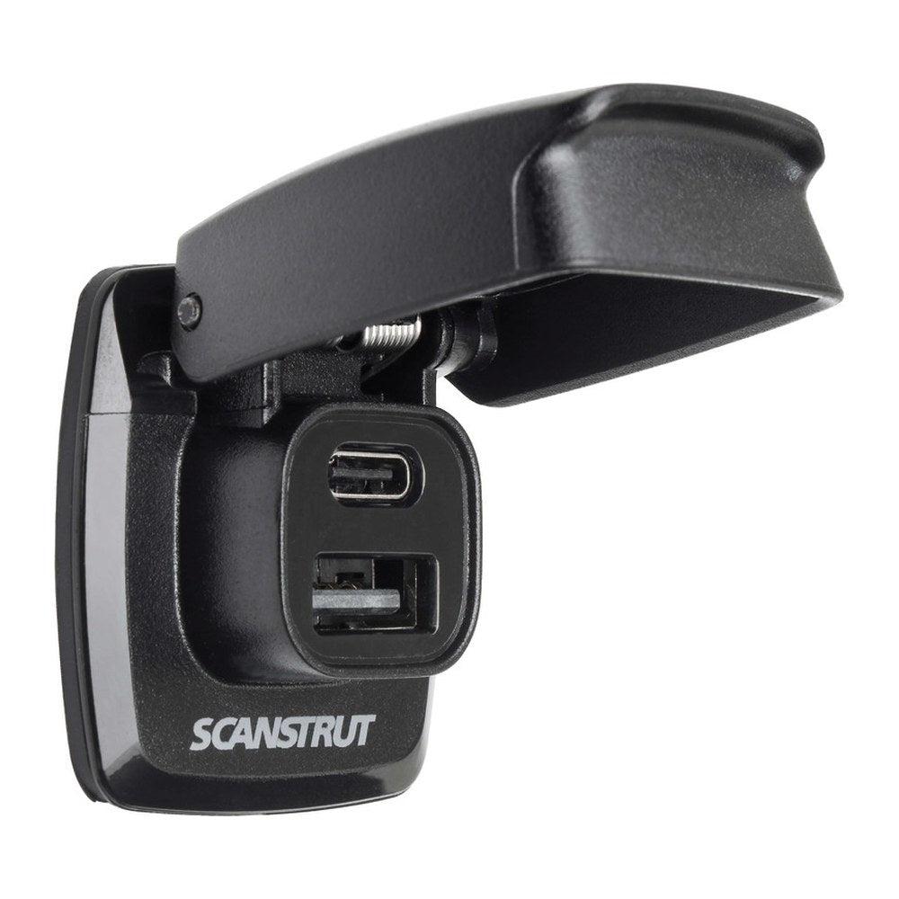 SCANSTRUT Flip Pro USB-A and USB-C watertight socket - foto originale Osculati Srl