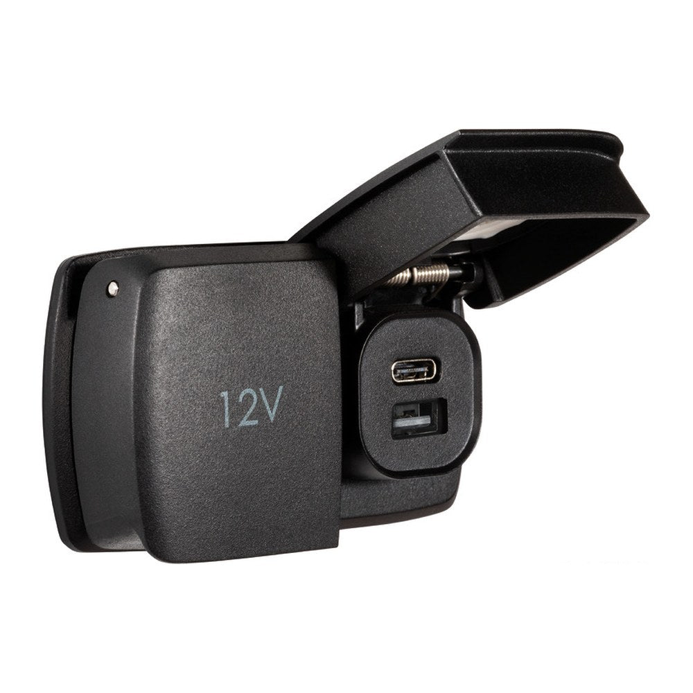 SCANSTRUT Flip Pro Duo USB-A+USB-C and power socket 12V - foto originale Osculati Srl
