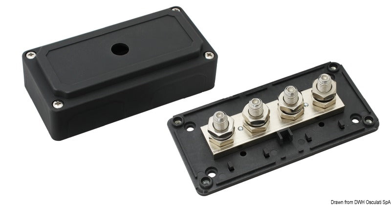 Bus-Bar Heavy Duty terminal 4 x 10 mm - foto originale Osculati Srl