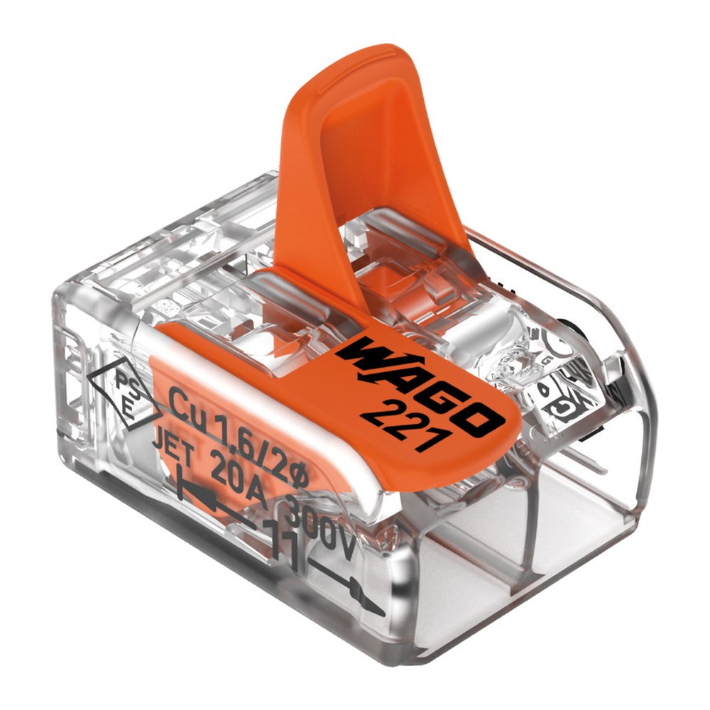 WAGO 2 connerctor 6 mm2 conductor (pack of 50) - foto originale Osculati Srl