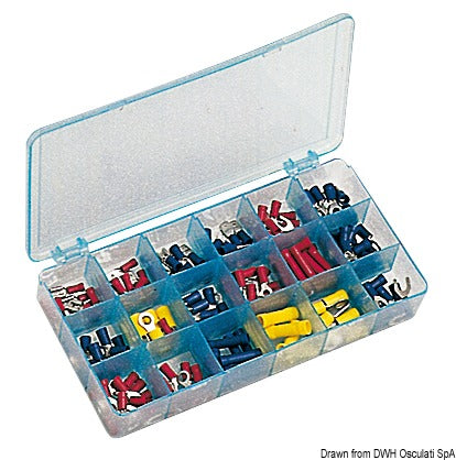 Set of 175 Faston and lugs - foto originale Osculati Srl