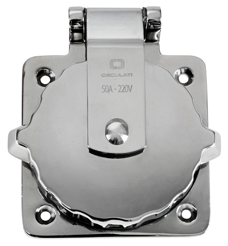 Socket AISI 316 50 A 220 V - foto originale Osculati Srl