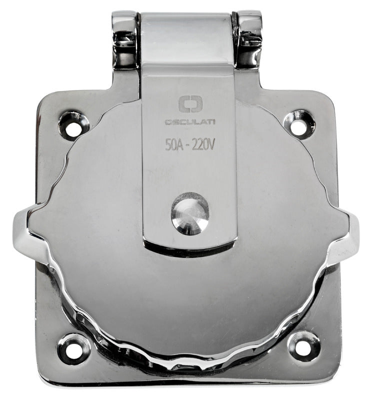 SS IP56 watertight socket 30 A 220 V - foto originale Osculati Srl