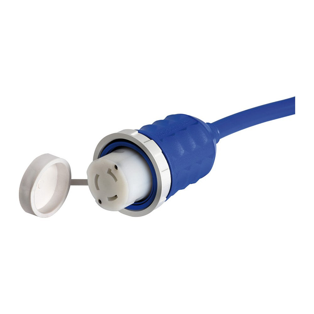 Pre-mounted cap + cable blue 15 m 50 A - foto originale Osculati Srl