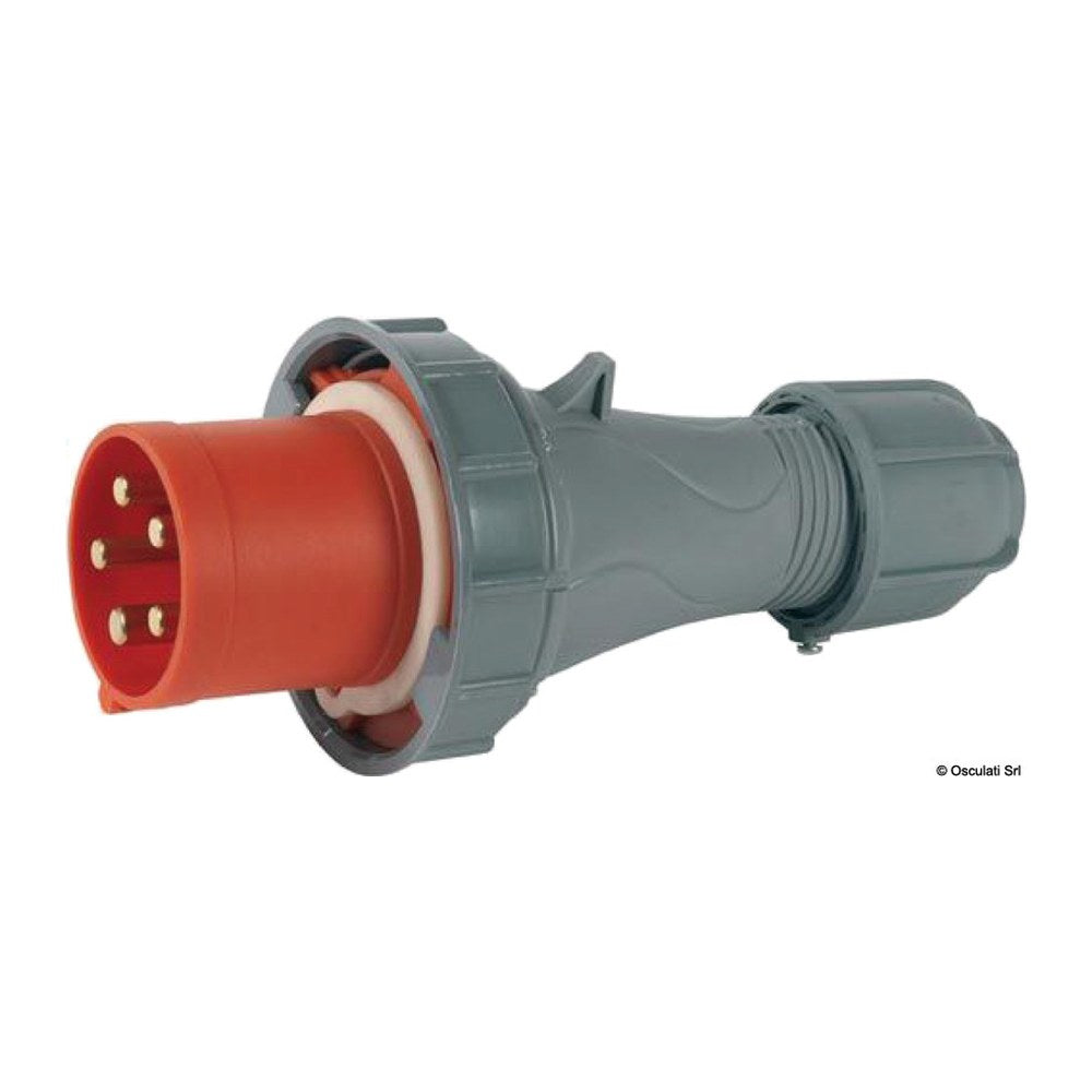 Power plug for deck connection, male 5-poles 63 A - foto originale Osculati Srl