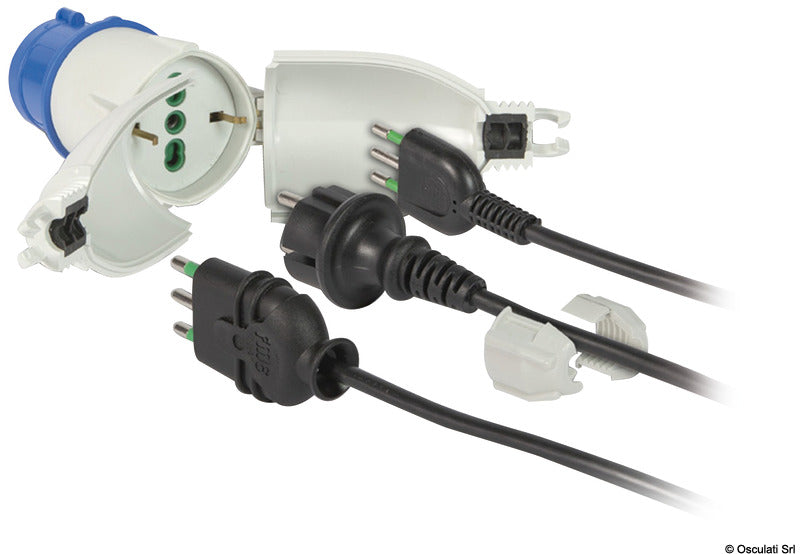 Watertight quayside converter for Schuko sockets - foto originale Osculati Srl