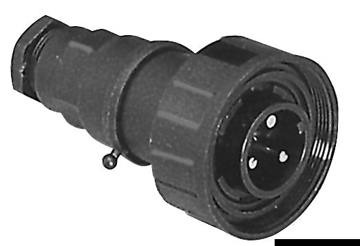 Bulgin 3-pole male plug 10 A - foto originale Osculati Srl