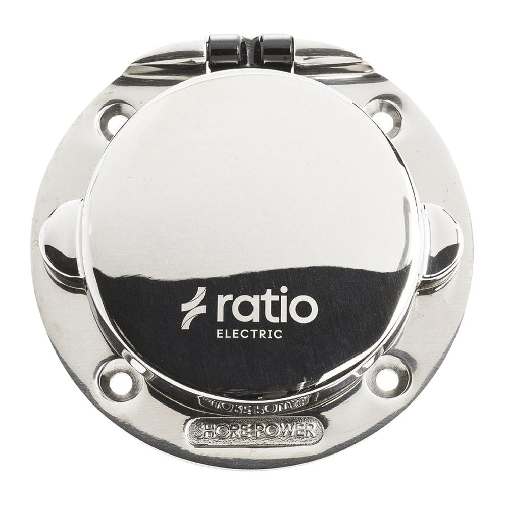 Ratio Shore Power Stainless Steel Inlet 16A - foto originale Osculati Srl