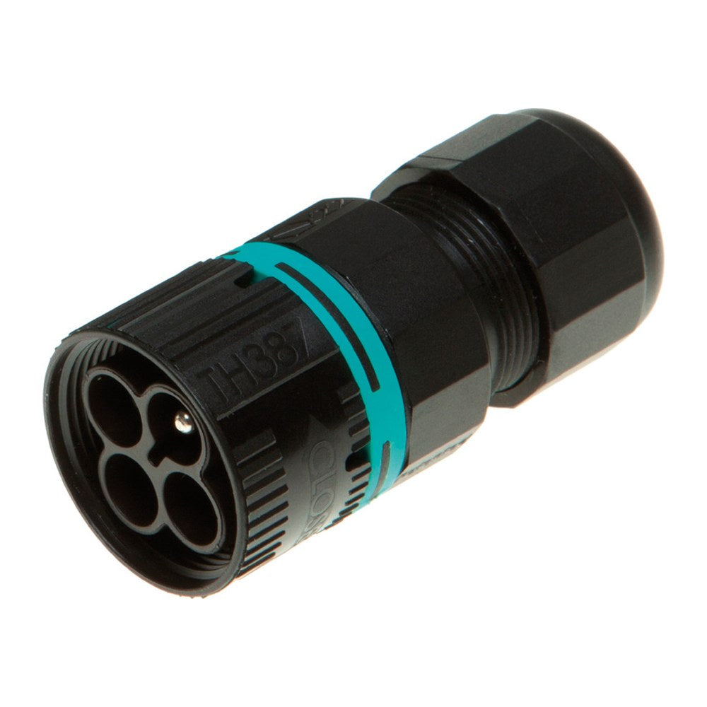 Techno Plug/socket for panel or bulkhead 2/3/4-pole - foto originale Osculati Srl