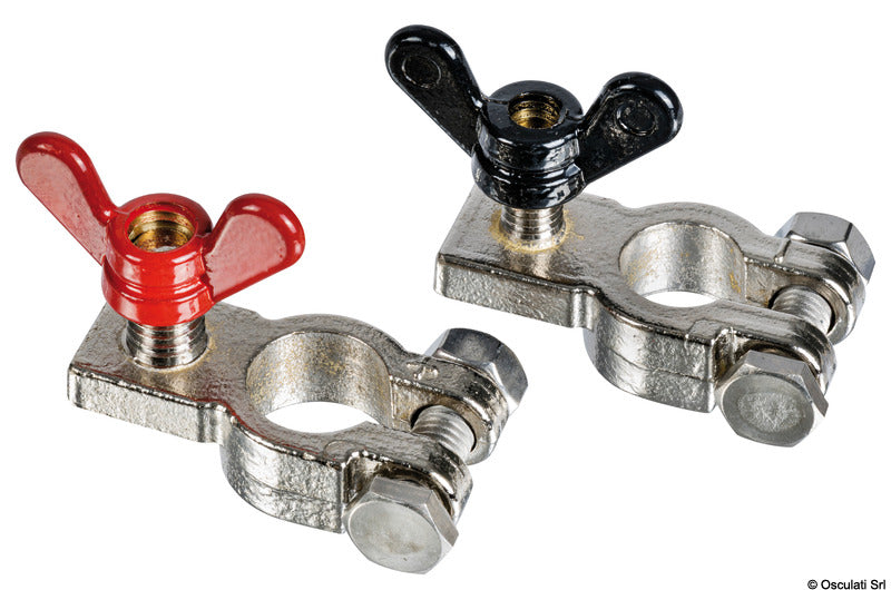 Kit 2 battery clips + 2 pairs - foto originale Osculati Srl