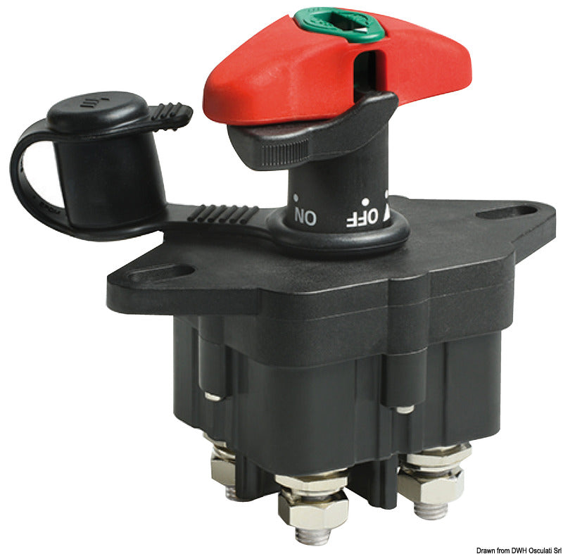 LITTELFUSE dual-polar battery switch with key 250A - foto originale Osculati Srl