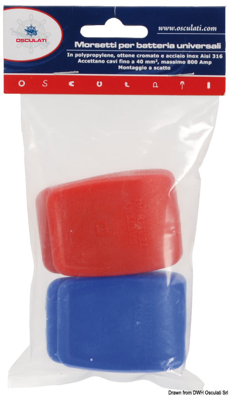 Battery clips snap mounting - foto originale Osculati Srl