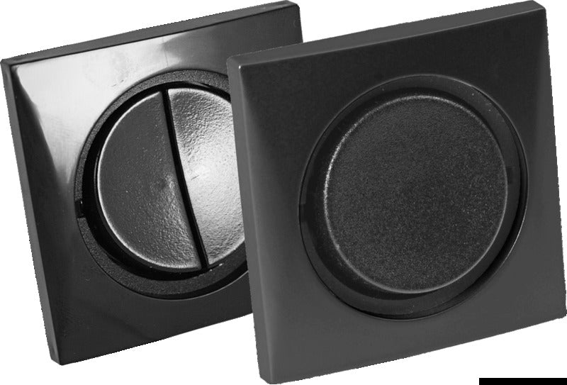 Batsystem Double switch 10 A matt black/black - foto originale Osculati Srl