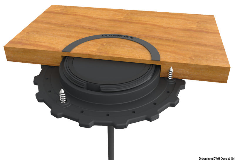 Scanstrut ROKK Hidden watertight wireless charger 10W - foto originale Osculati Srl