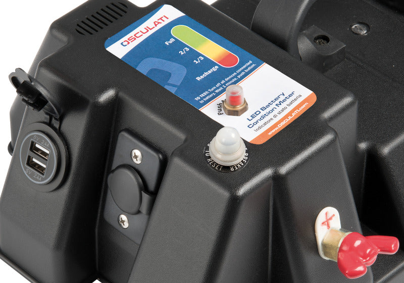 Power Centre Deluxe battery box - foto originale Osculati Srl