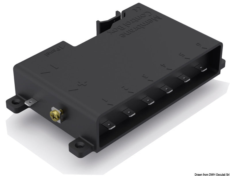 Touch-control electric panel 10 switches - foto originale Osculati Srl