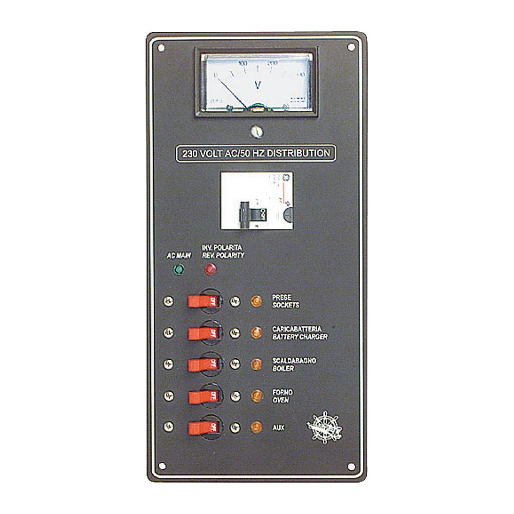 AC power control panel 220 V - foto originale Osculati Srl