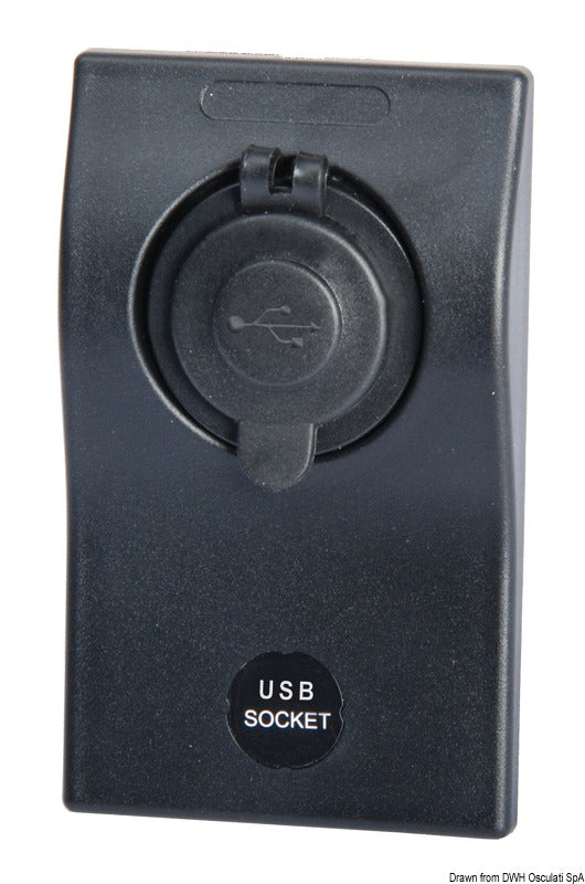 Additional module for panel USB-A + USB-C - foto originale Osculati Srl