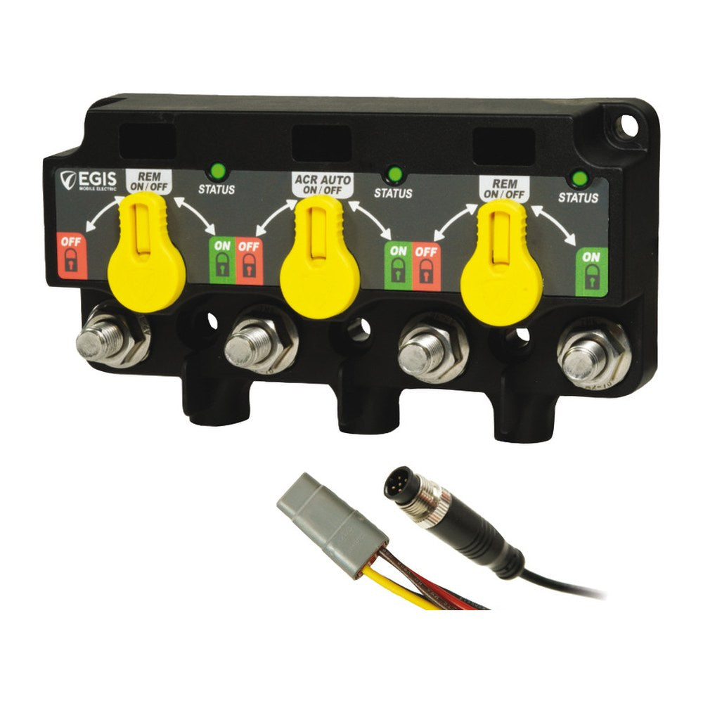 Egis XD NMEA 2000 Triple - (Relay/VSR/Relay) w/Knobs - 12P DT - foto originale Osculati Srl