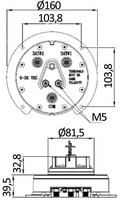 Heavy Duty battery switch 30 A 12/24 V - foto originale Osculati Srl