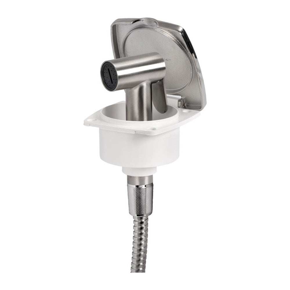 New Edge deck shower inox Tiger inox hose 2.5 m - foto originale Osculati Srl