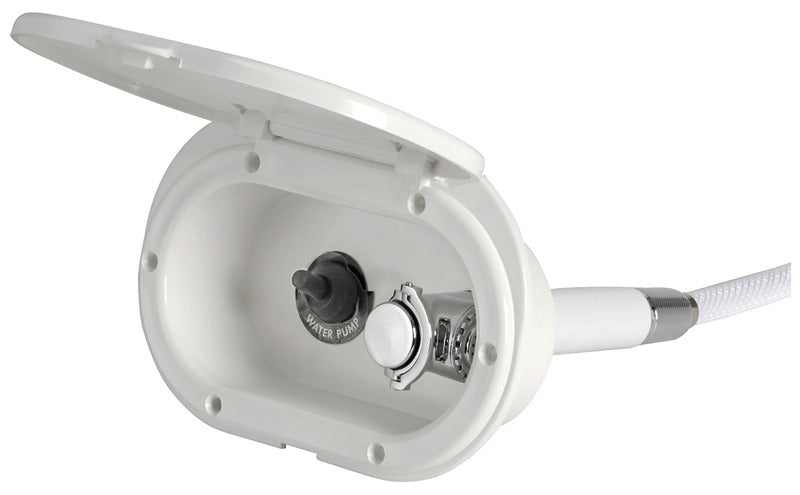 Shower box ON-OFF switch PVC hose 2.5 m - foto originale Osculati Srl