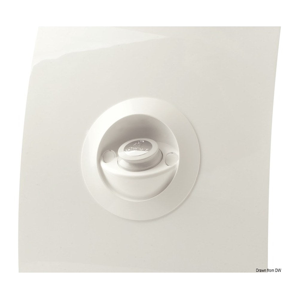 WHALE Twist® Mk2 deck shower white 150x120 mm - foto originale Osculati Srl