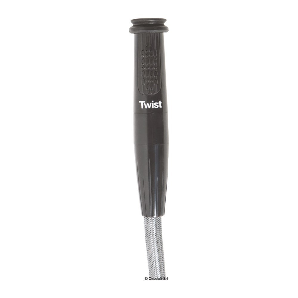 WHALE Twist® Mk2 deck shower black 190x57mm - foto originale Osculati Srl