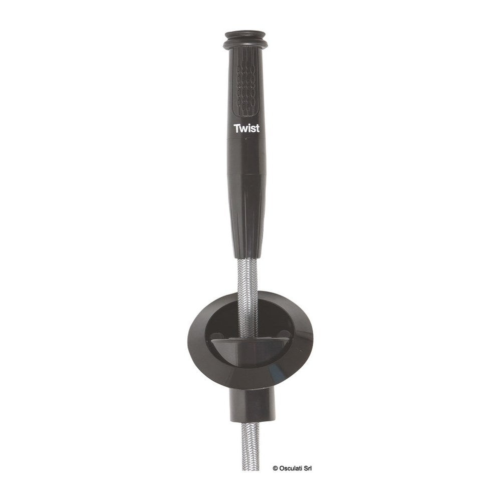 WHALE Twist® Mk2 deck shower black 150x120 mm - foto originale Osculati Srl