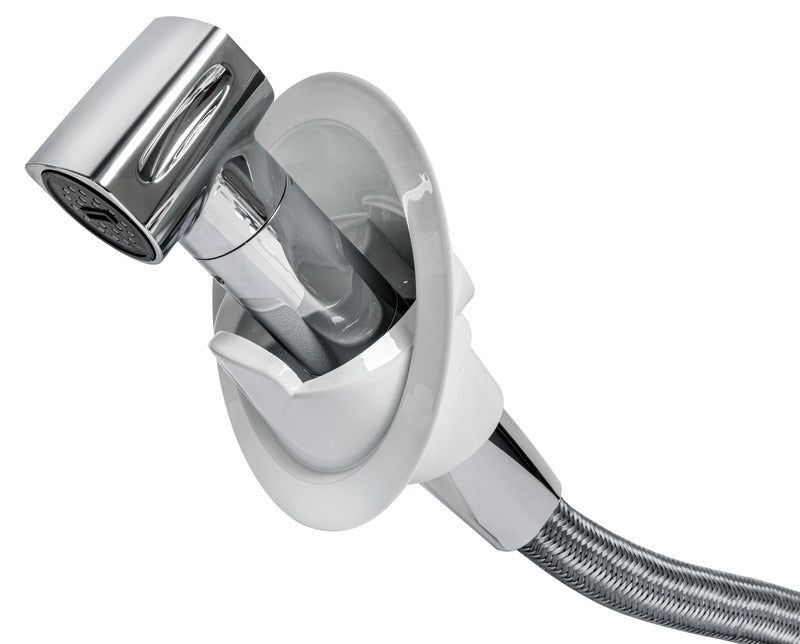 Saturn shower w/vertical mixer white - foto originale Osculati Srl