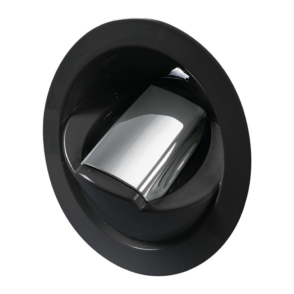 Saturn cold water shower vertical base black - foto originale Osculati Srl