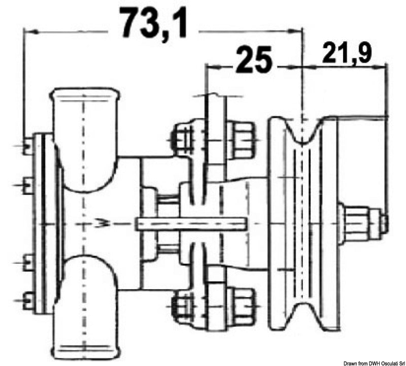 Nauco FPR 313 pump - foto originale Osculati Srl