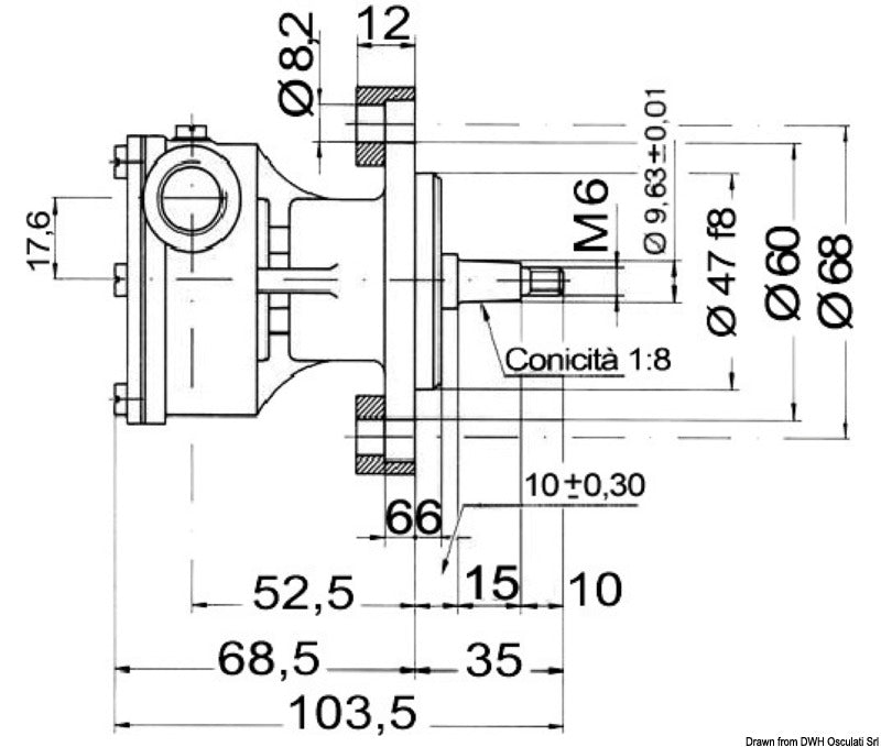 Nauco FPR039 pump - foto originale Osculati Srl