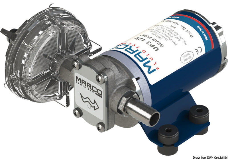 Marco Self-priming electric pump 12 V 15 l/min - foto originale Osculati Srl